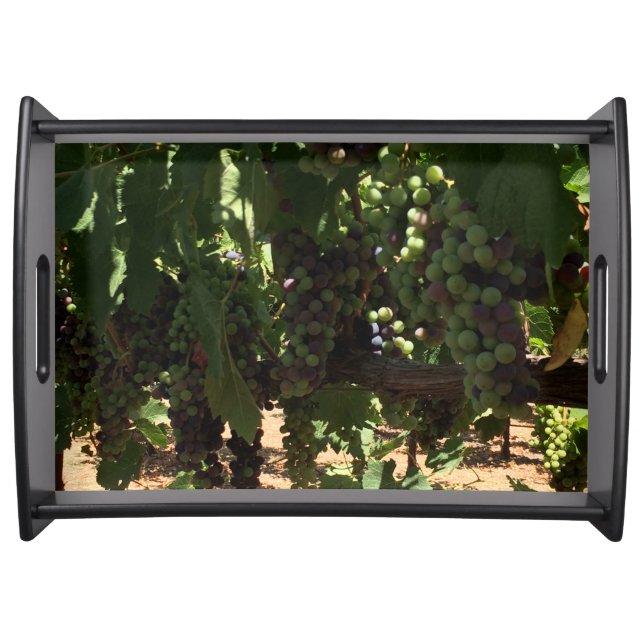 Grapes on Vine Serving Tray (Front)