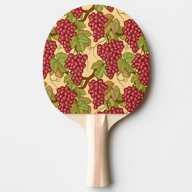 Grapes Ping Pong Paddle (Front)