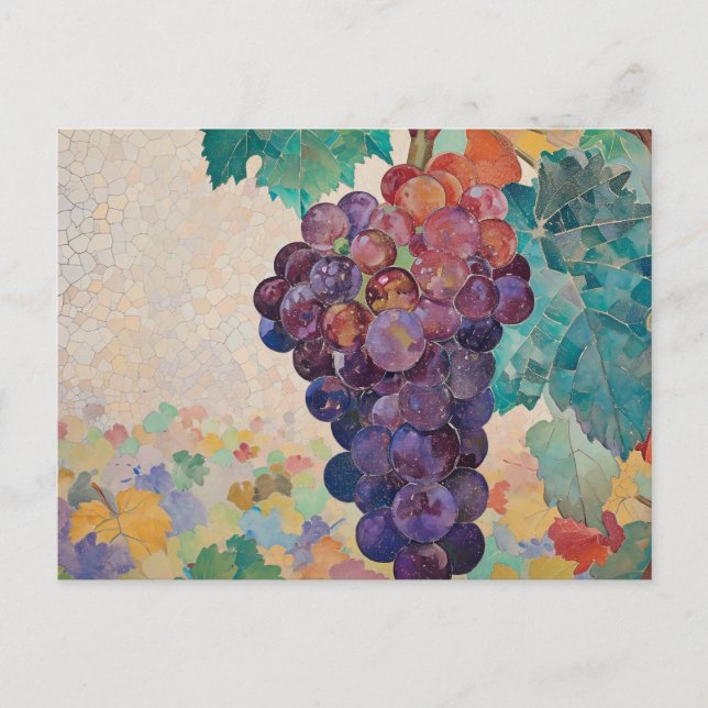 Grapes Postcard (Front)
