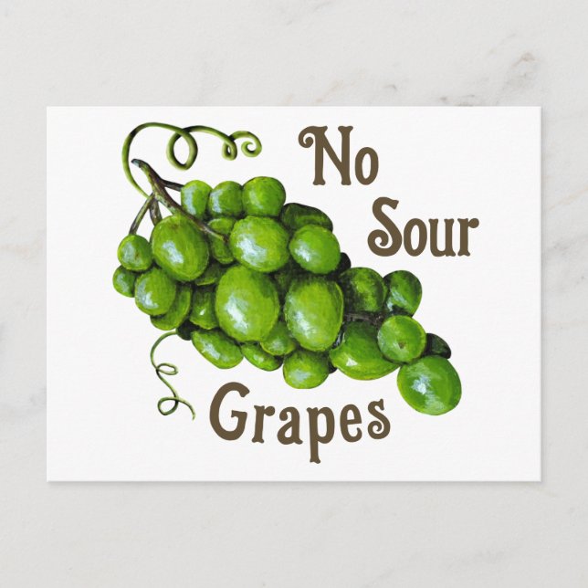 Grapes Postcard (Front)
