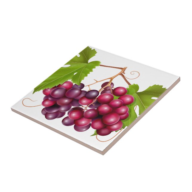 Grapes Print Tile (Side)