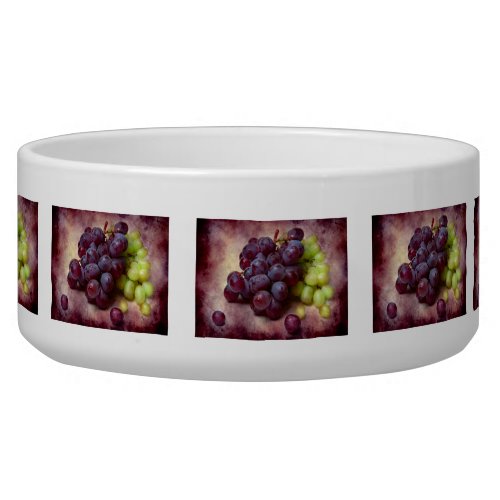 Grapes Red And Green Bowl