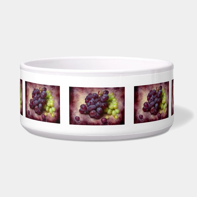 Grapes Red And Green Bowl (Front)