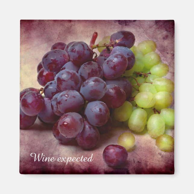 Grapes Red And Green Magnet (Front)