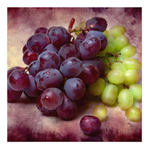 Grapes Red And Green Photo Print