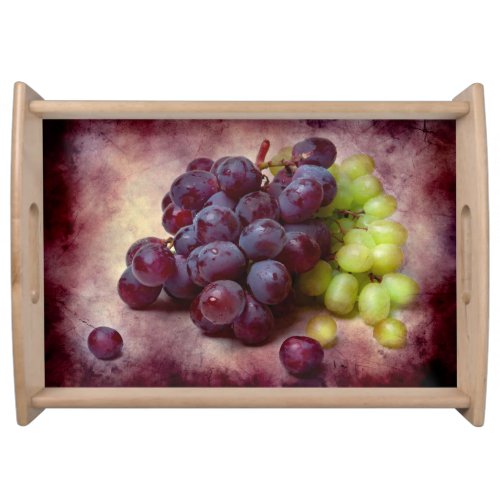 Grapes Red And Green Serving Tray