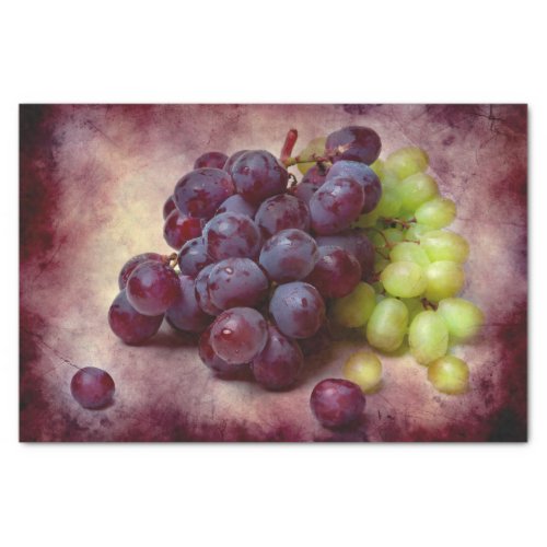 Grapes Red And Green Tissue Paper