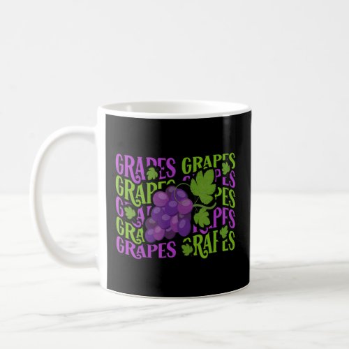 Grapes Repeat Summer Fruit  Farmers  Coffee Mug