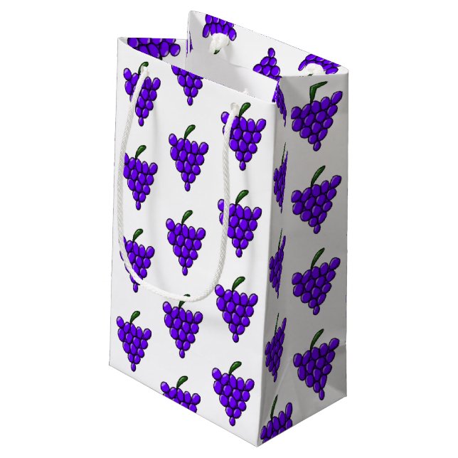 Grapes Small Gift Bag (Back Angled)