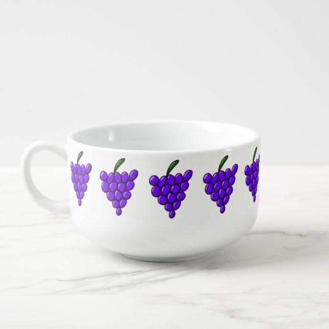Grapes Soup Mug (Right)