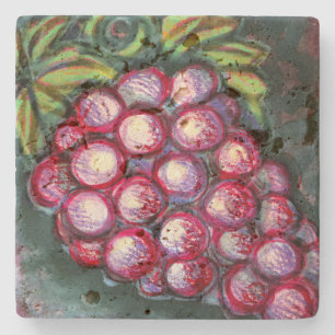 Grapes Stone Coaster