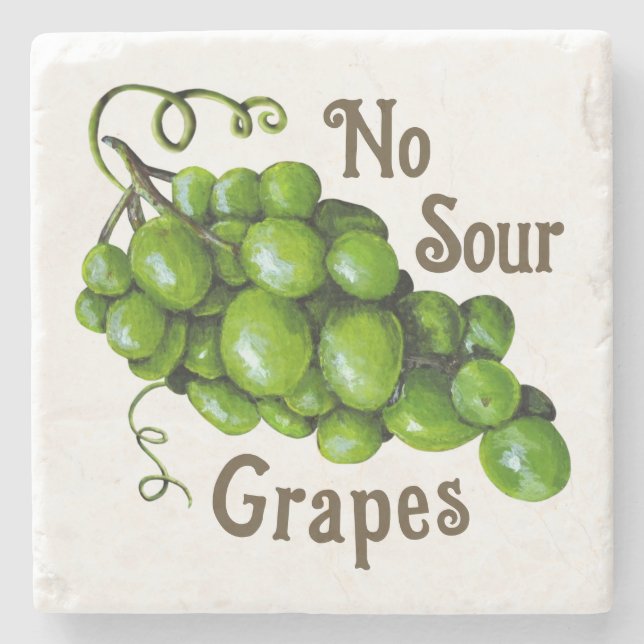 Grapes Stone Coaster (Front)