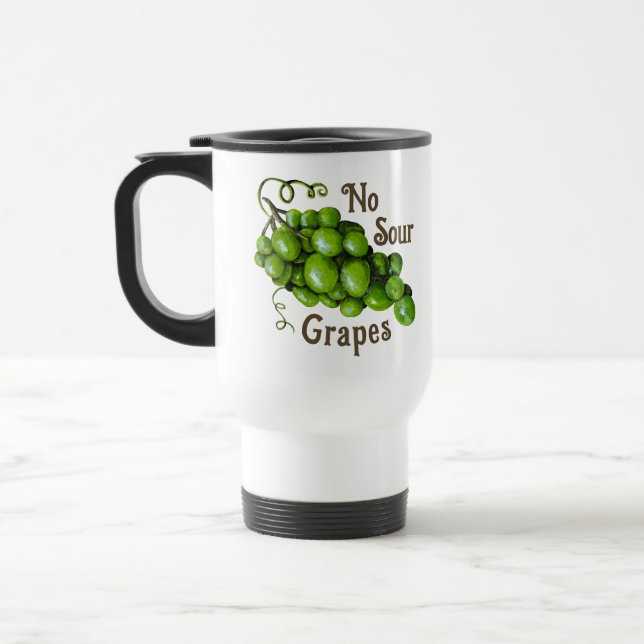Grapes Travel Mug (Left)