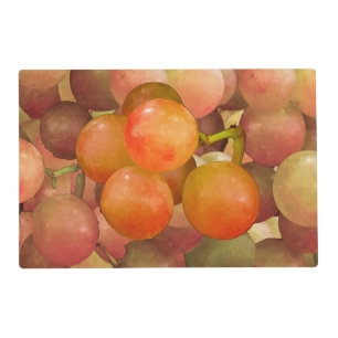 Grapes Un-Wrathed Laminated Placemat