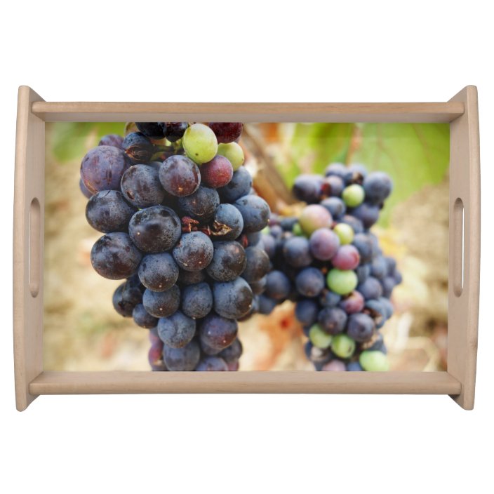 Grapes Up Close Serving Tray