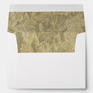 Grapes Vineyard Elegant Wedding Bridal Invitation Envelope