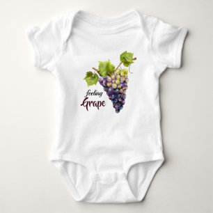 Grapes Vineyard Fruit Baby Bodysuit