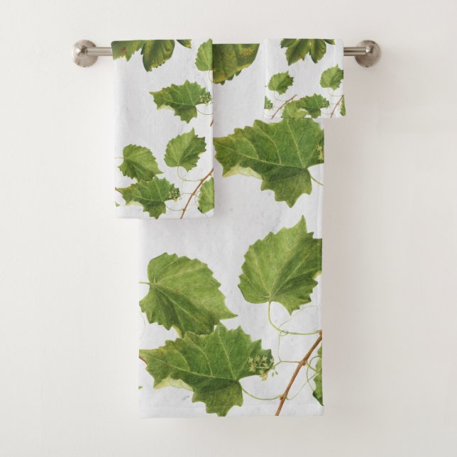 Grapes Vineyard Mediterranean Greek Island    Bath Towel Set (Insitu)