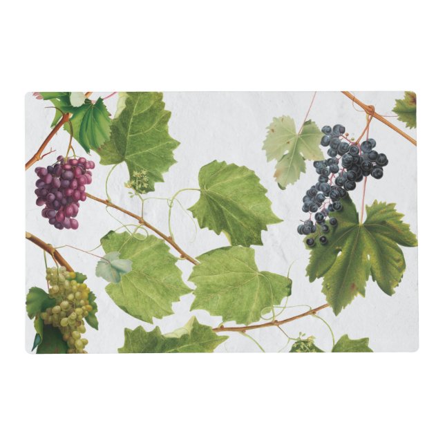Grapes Vineyard Mediterranean Greek Island   Placemat (Front)