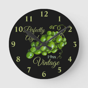 Grapes Wall Clock
