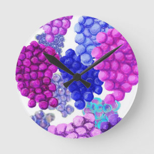 Grapes Wall Clock