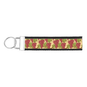 Grapes Wrist Keychain