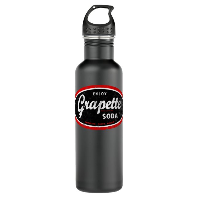 Grapette Soda Essential T Shirt Stainless Steel Water Bottle (Front)