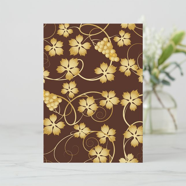 Grapevine Background Invitations (Creator Uploaded)