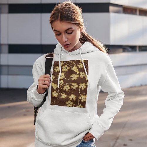Grapevine Background Womens Hoodie