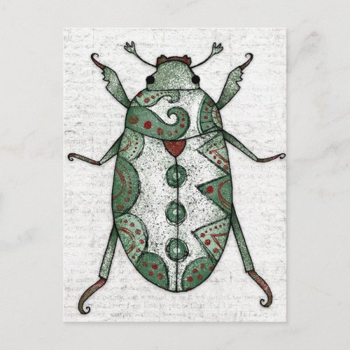 Grapevine Beetle Postcard