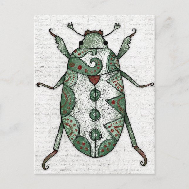 Grapevine Beetle Postcard (Front)