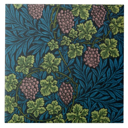 Grapevine by William Morris Ceramic Tile