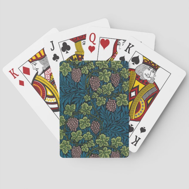 Grapevine (by William Morris) Poker Cards (Back)