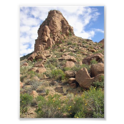 Grapevine Hills rock tower Texas Photo Print