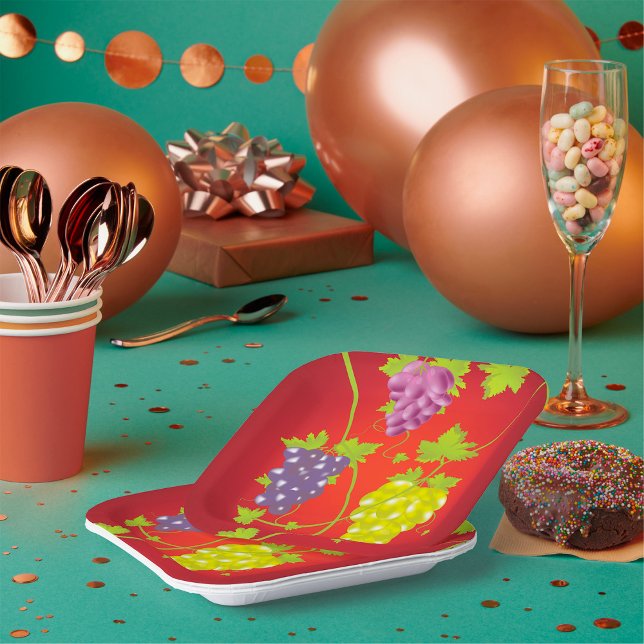 Grapevine Paper Plates (Creator Uploaded)