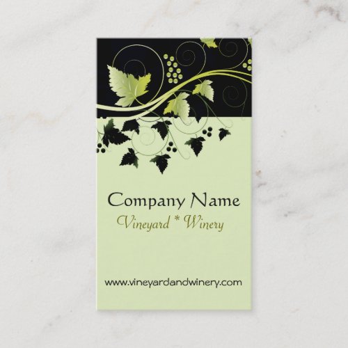 Grapevine Winery Business Cards