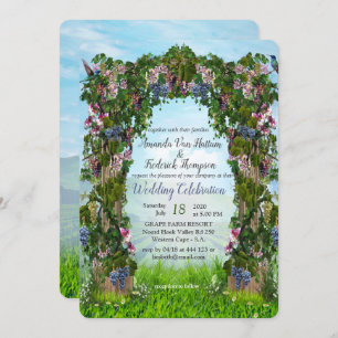 Grapevines, Honeysuckles & Hummingbirds Invitation
