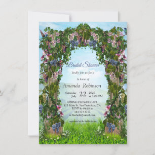 Grapevines, Honeysuckles & Hummingbirds Invitation