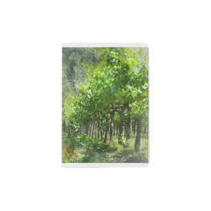 Grapevines in Spring in Napa Valley California Passport Holder