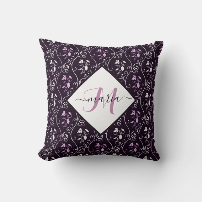 grapevines personalized throw pillow (Front)