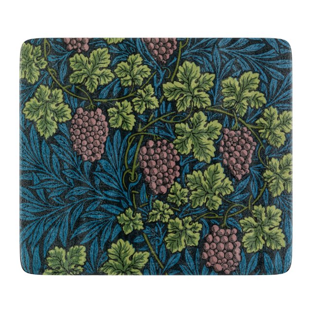  Grapevines with clusters of pink grapes  Cutting Board (Front)