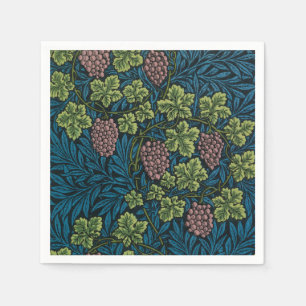  Grapevines with clusters of pink grapes  Napkins