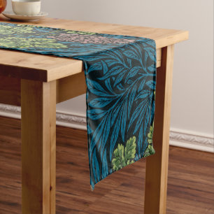 Grapevines with clusters of pink grapes Short Table Runner