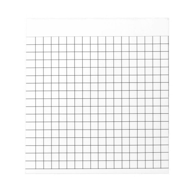 Graph Column Chart Notepad (Front)
