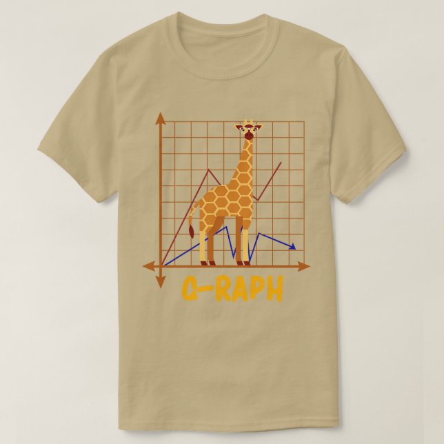 GRaph Funny Giraffe Art Lovely Animal Men Women Ki T-Shirt (Design Front)