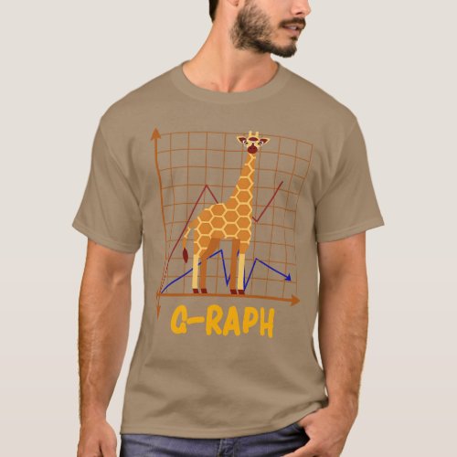 GRaph Funny Giraffe Art Lovely Animal Men Women Ki T_Shirt