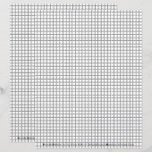 Graph Line Grid Paper Sheet For Math or Drawing (Front/Back)