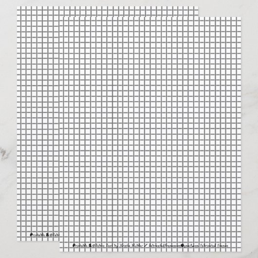 Graph Line Grid Paper Sheet For Math or Drawing (Front/Back)