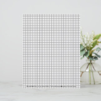 Graph Line Grid Paper Sheet For Math or Drawing