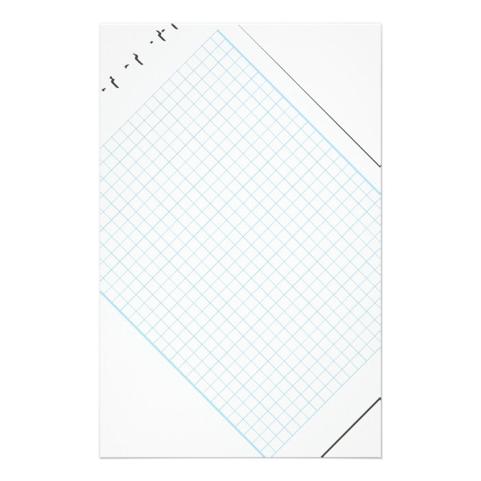 Graph Paper Background Stationery Design